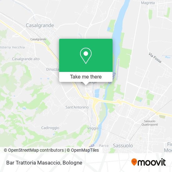 Bar Trattoria Masaccio map