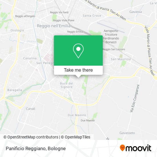 Panificio Reggiano map