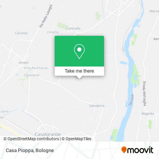 Casa Pioppa map