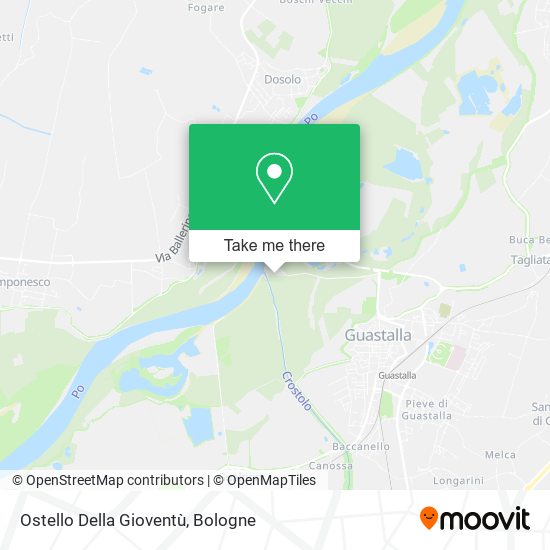 Ostello Della Gioventù map