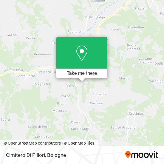 Cimitero Di Pillori map