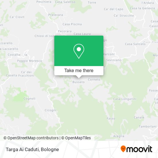 Targa Ai Caduti map