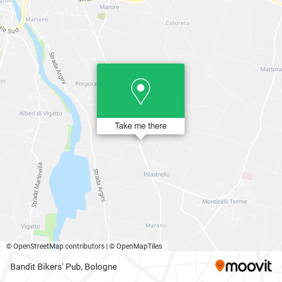 Bandit Bikers' Pub map