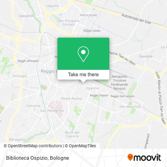 Biblioteca Ospizio map
