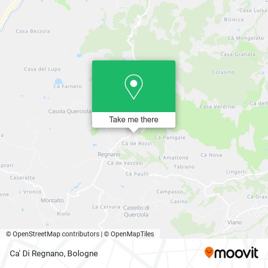 Ca' Di Regnano map