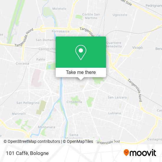 101 Caffè map