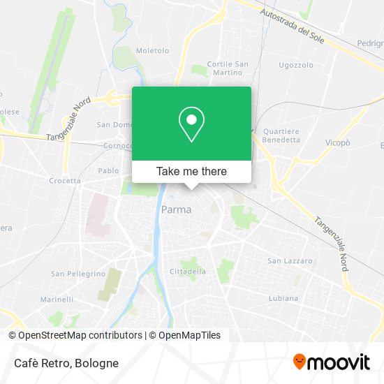 Cafè Retro map