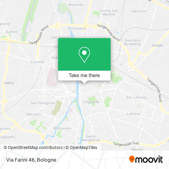 Via Farini 46 map
