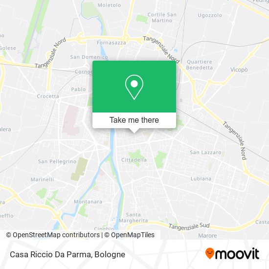 Casa Riccio Da Parma map