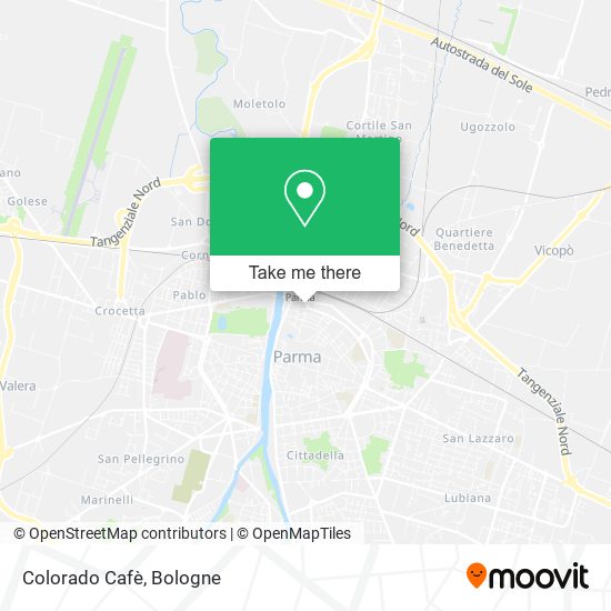 Colorado Cafè map