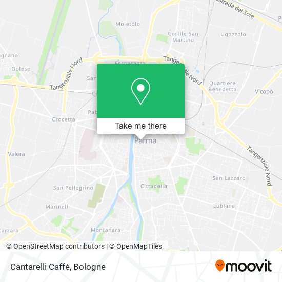 Cantarelli Caffè map