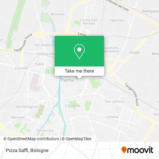 Pizza Saffi map