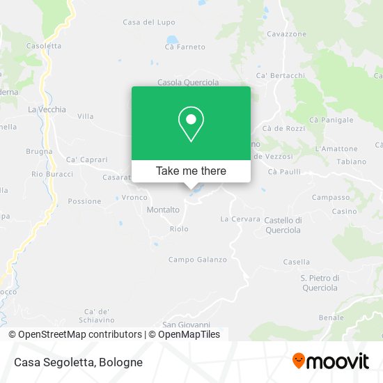 Casa Segoletta map