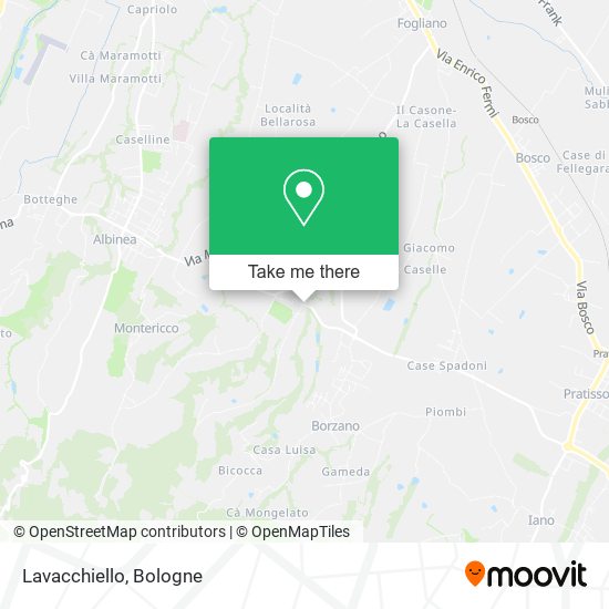 Lavacchiello map