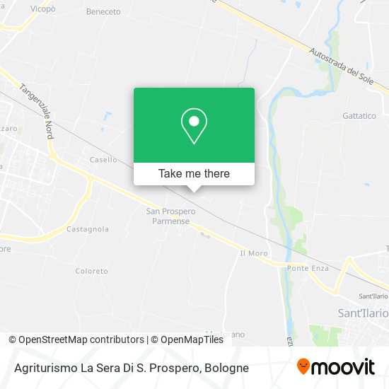 Agriturismo La Sera Di S. Prospero map
