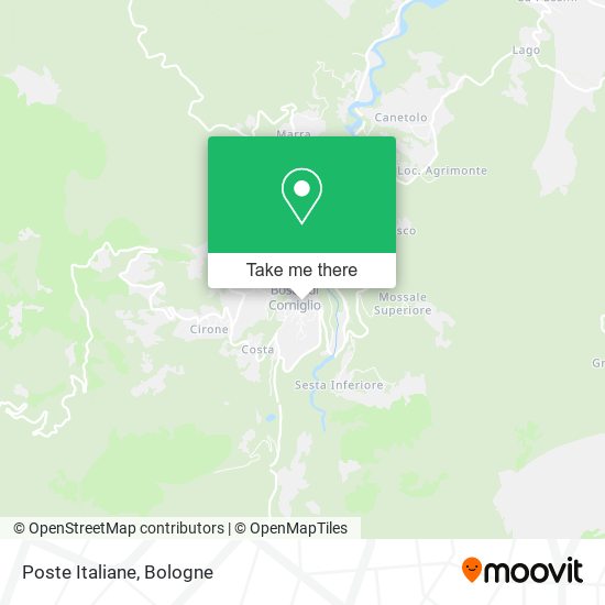 Poste Italiane map