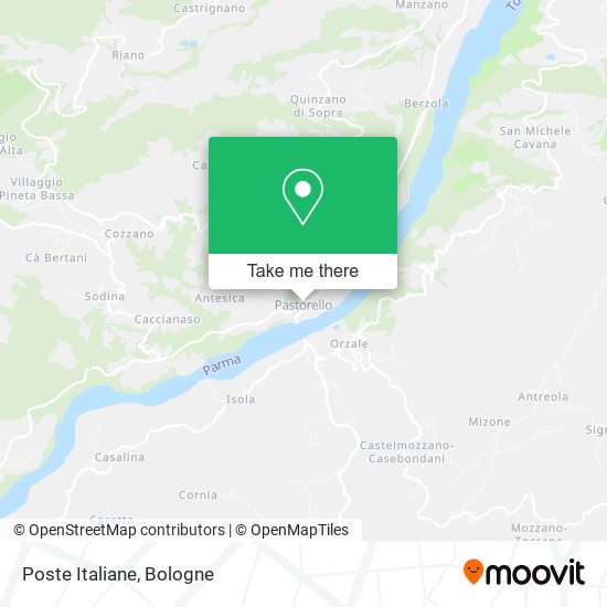 Poste Italiane map