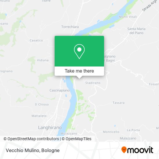 Vecchio Mulino map