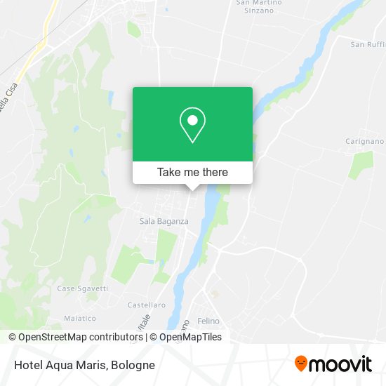 Hotel Aqua Maris map