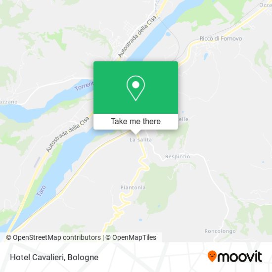 Hotel Cavalieri map