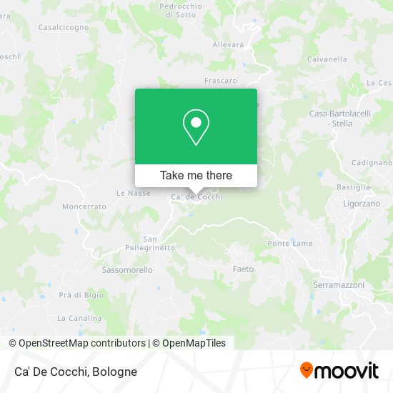 Ca' De Cocchi map