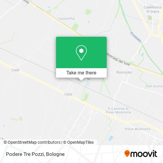 Podere Tre Pozzi map