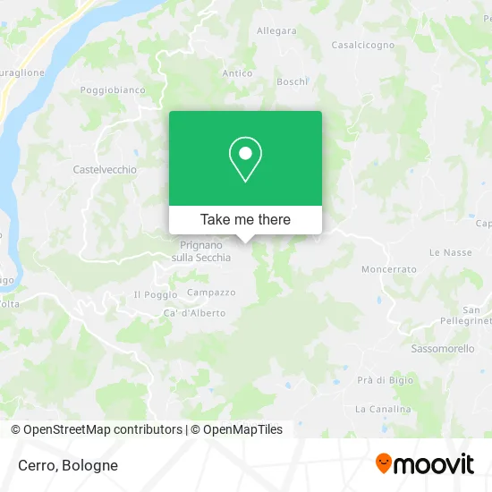 Cerro map