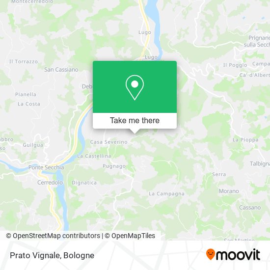 Prato Vignale map