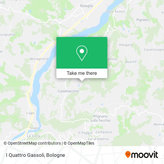I Quattro Gassoli map