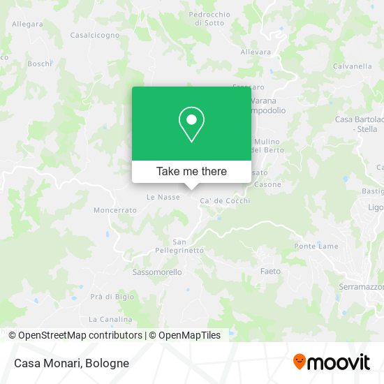 Casa Monari map
