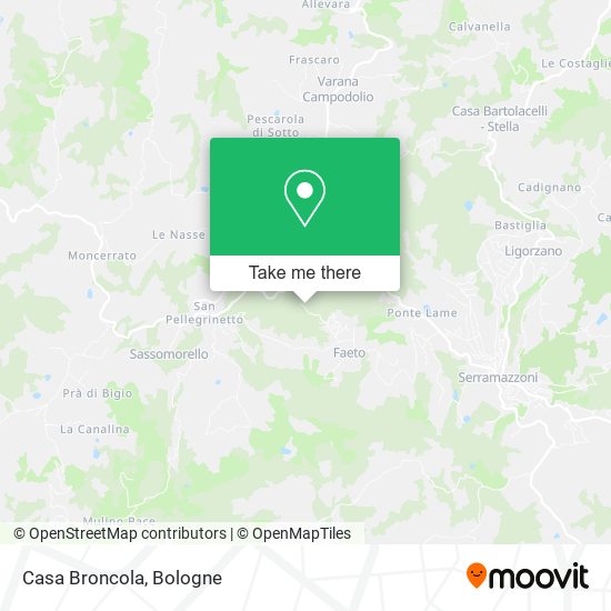Casa Broncola map
