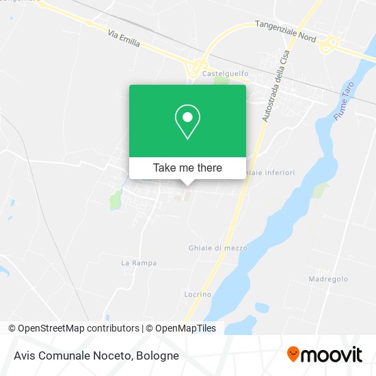 Avis Comunale Noceto map