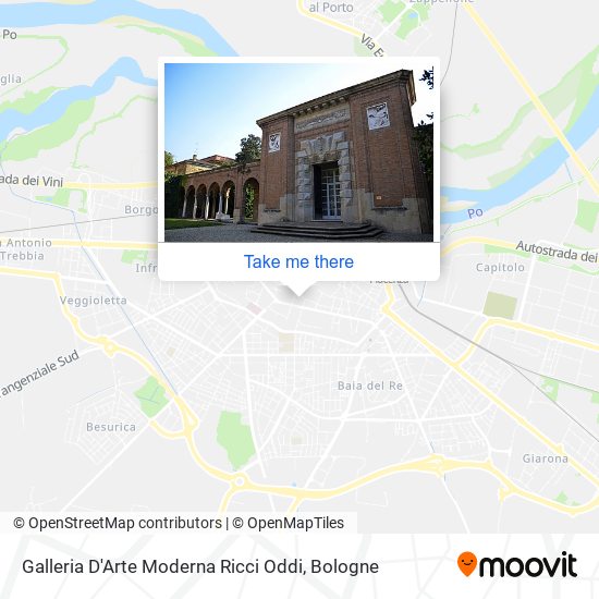 Galleria D'Arte Moderna Ricci Oddi map