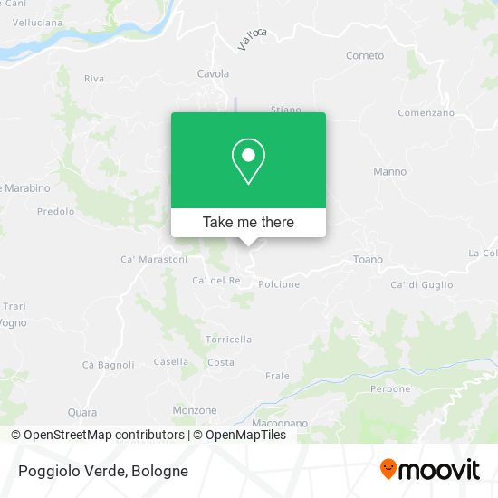 Poggiolo Verde map