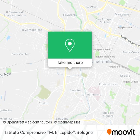 Istituto Comprensivo ""M. E. Lepido"" map