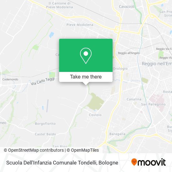 Scuola Dell'Infanzia Comunale Tondelli map