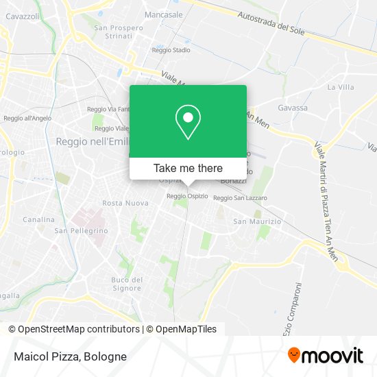 Maicol Pizza map
