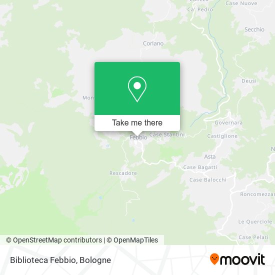 Biblioteca Febbio map