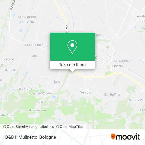 B&B Il Mulinetto map