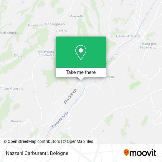 Nazzani Carburanti map