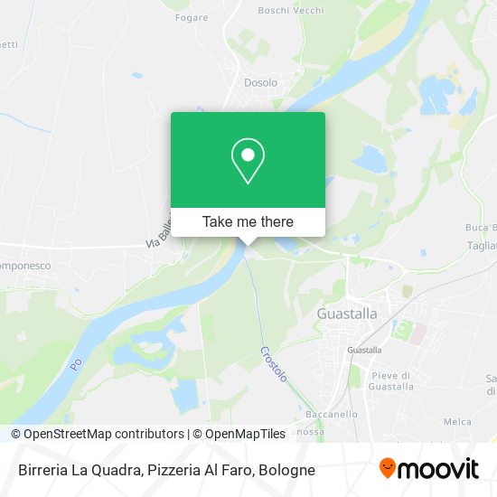 Birreria La Quadra, Pizzeria Al Faro map