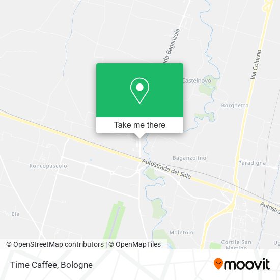 Time Caffee map