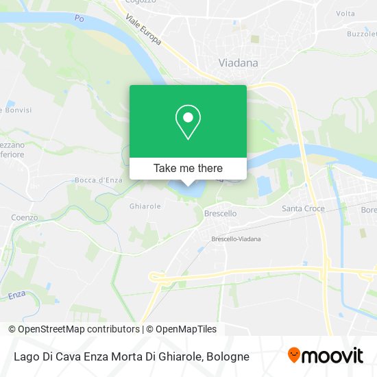 Lago Di Cava Enza Morta Di Ghiarole map