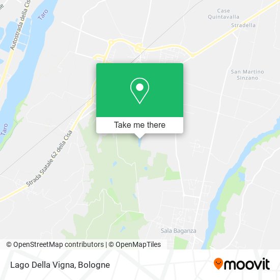 Lago Della Vigna map
