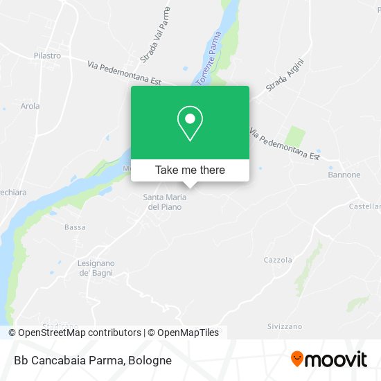 Bb Cancabaia Parma map
