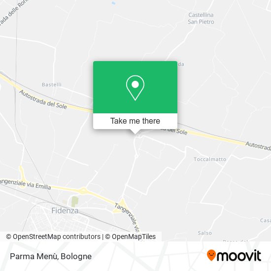 Parma Menù map