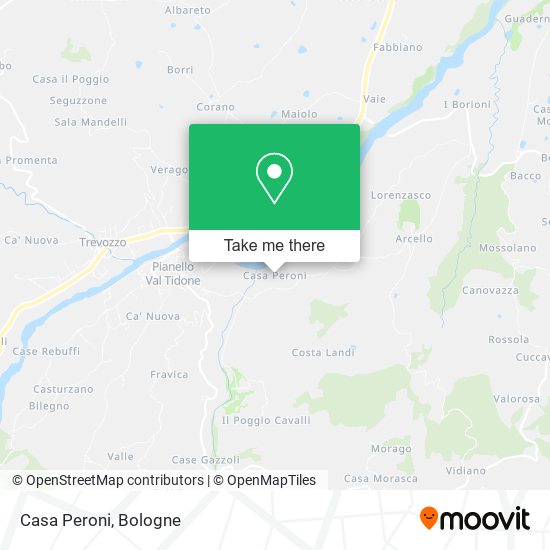 Casa Peroni map