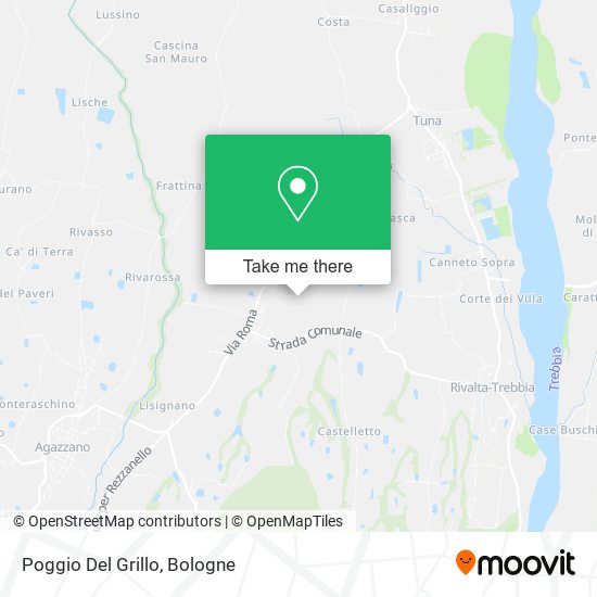 Poggio Del Grillo map