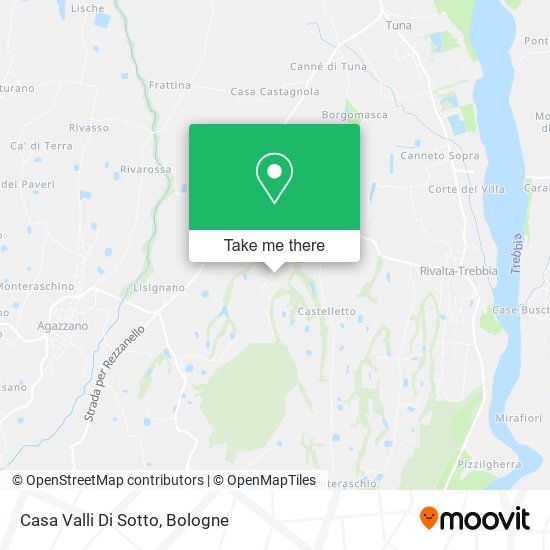 Casa Valli Di Sotto map