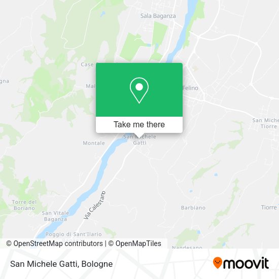 San Michele Gatti map
